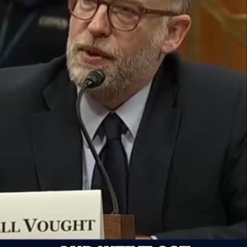 Russell Vought Says We Need To Produce As Much Energy As Possible