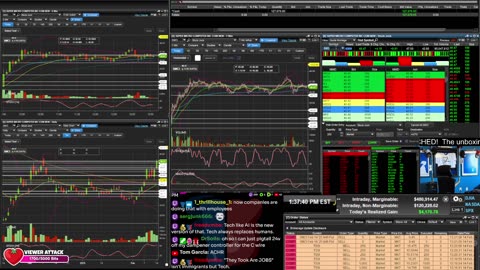 LIVE Day Trading the Stock Market