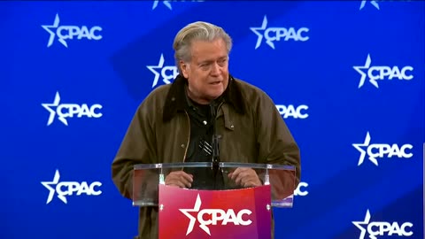 Steve Bannon CPAC Speech: The Future Of America Is MAGA, We Want Trump In 2028! - 2/20/2025