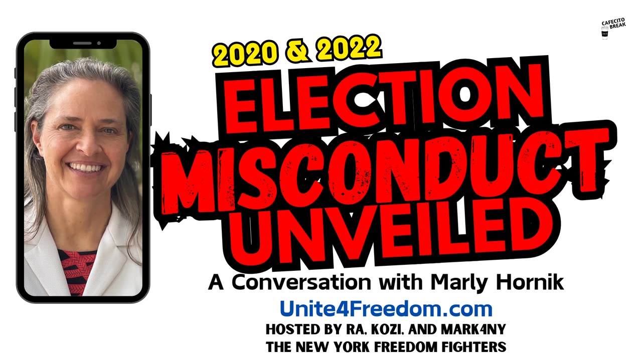 Do You Have Questions About Our Election Process? We Do! ELECTION MISCONDUCT with Marly Hornik