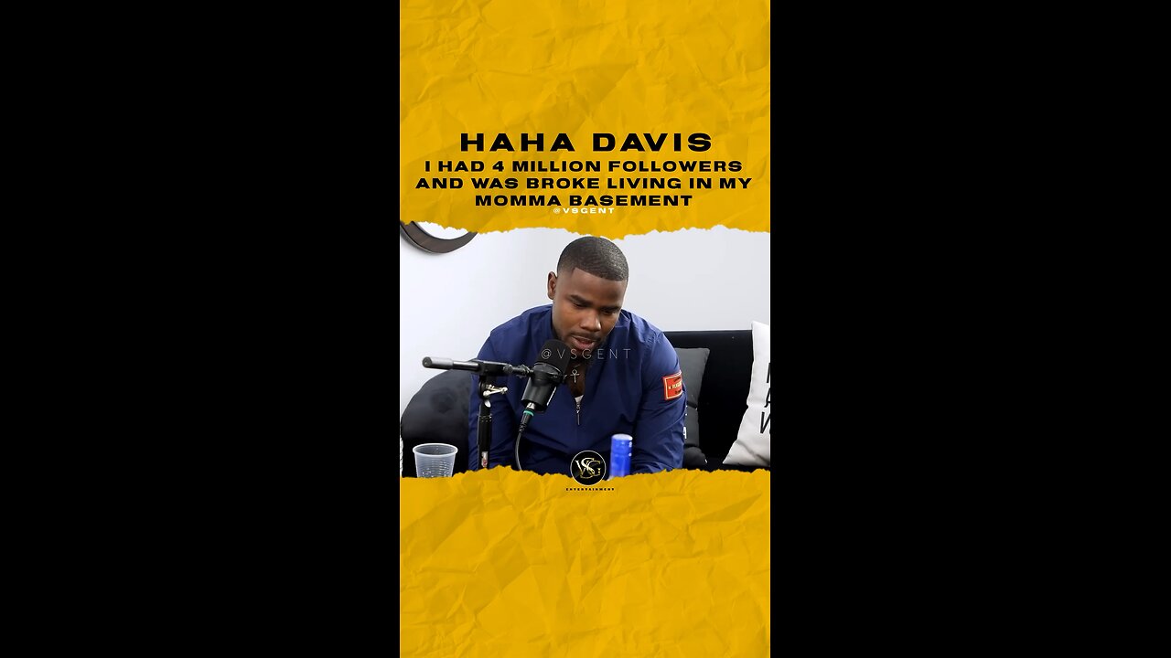 @hahadavis I had 4 million followers and was broke living in my momma basement