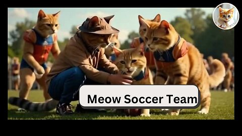 Cats’ Meow Football Team: Funny & Purr-fect Soccer Skills! 🏈😂 #PetCat #FunnyCat #football #soccer