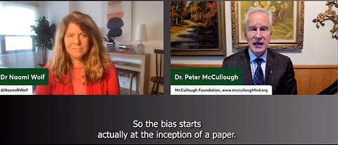 Dr. Peter McCullough describes the strong bias against publishing vaccine safety medical papers.