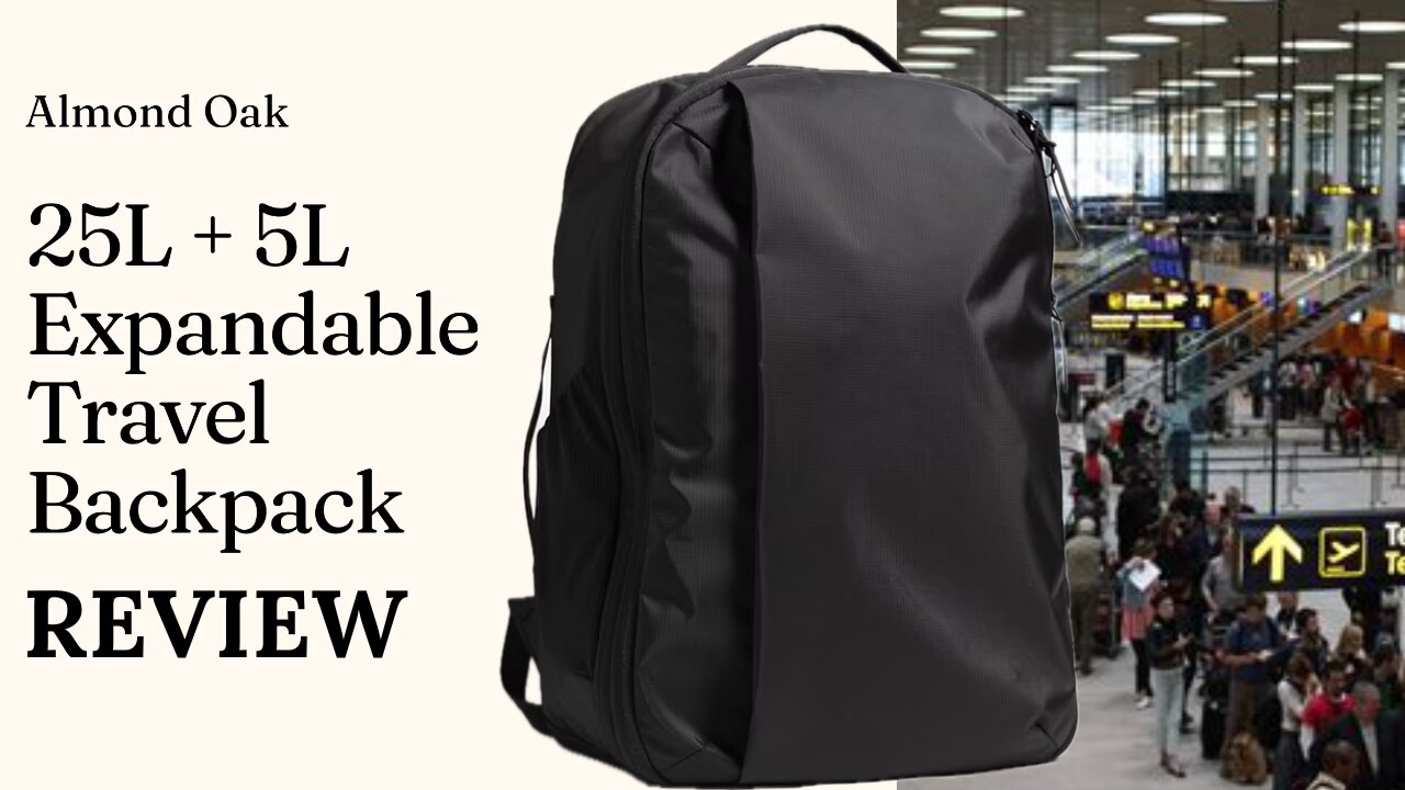 Almond Oak 25L Travel Backpack Review