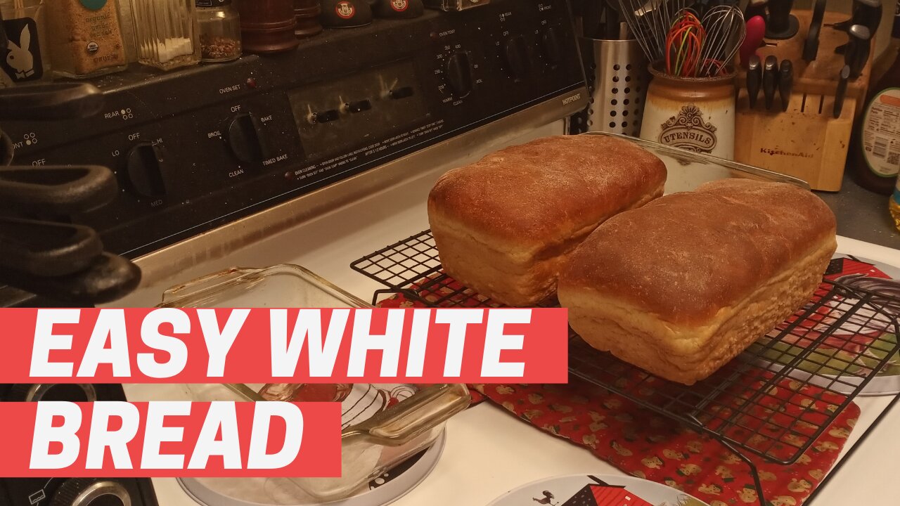 Easy White Sandwich Bread Using a Bread Machine | Homemade Bread Recipe