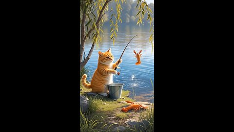 Orange Cat's Shrimp Feast: A Lobster Party for Kids