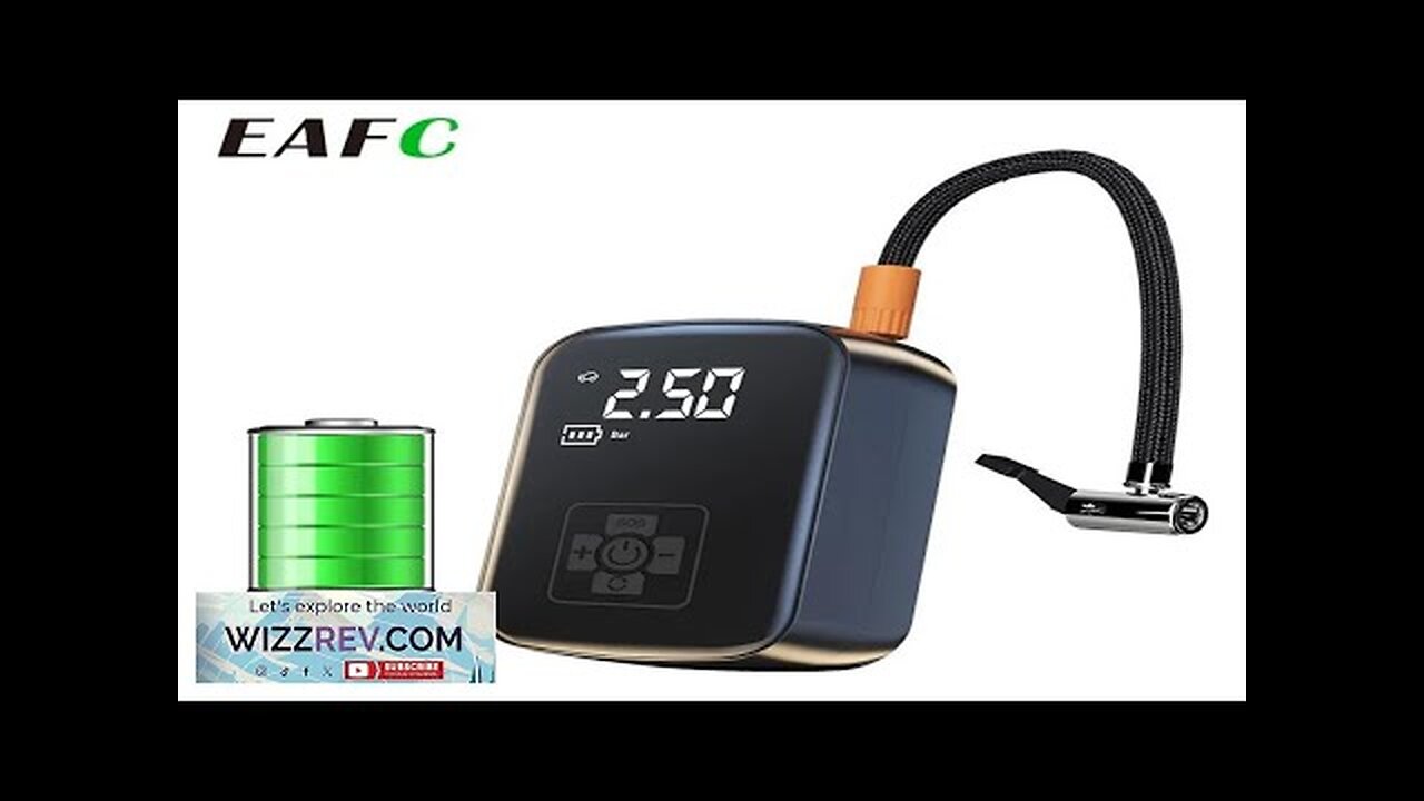 Car Air Pump Air Compressor 12V 150PSI Electric Wireless Portable Tire Inflator Review