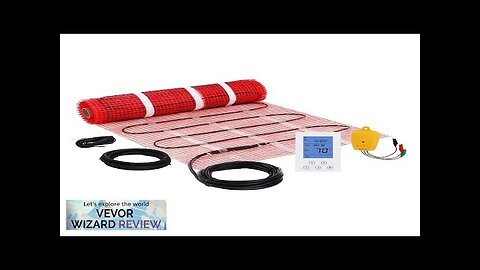 VEVOR Floor Heating Mat 30 Sq.ft Electric Radiant In-Floor Heated Warm System Review