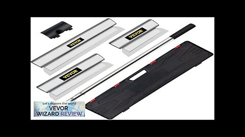 VEVOR Skimming Blade Set10"+24"+32" Blades + 35"-78" Extension Handle，European Stainless Review