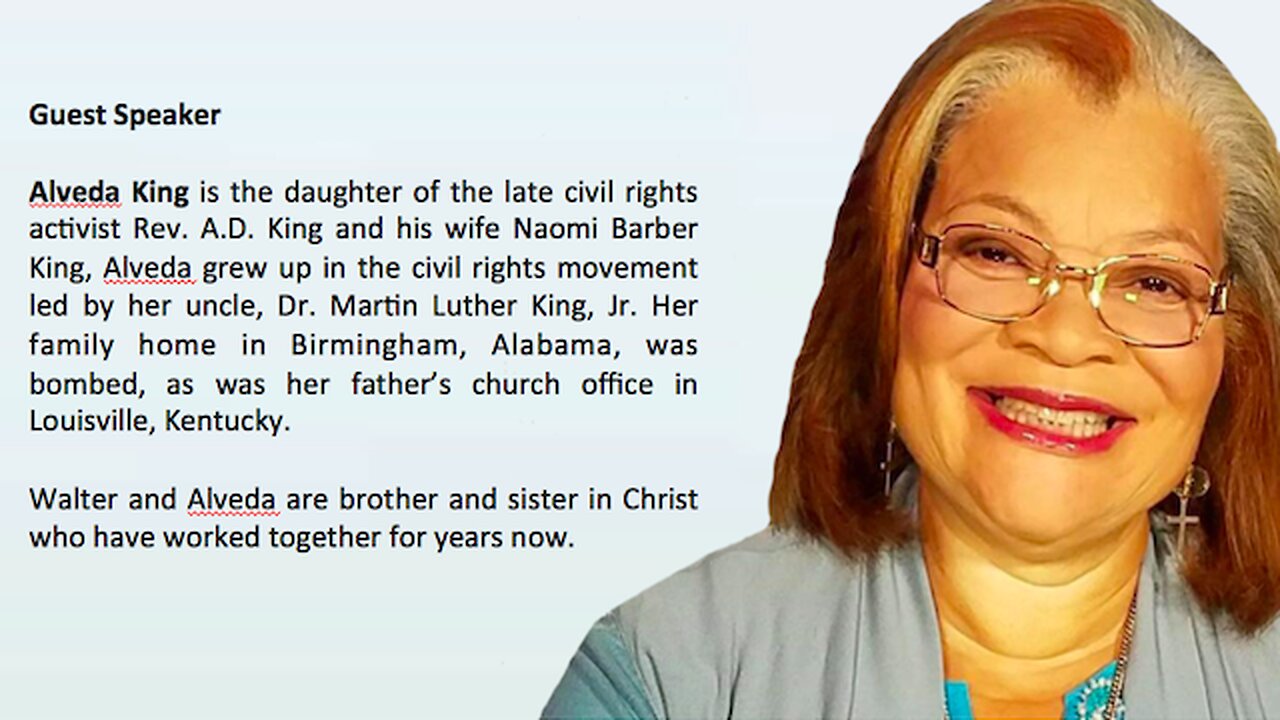 2025 MLK Webcast || Alveda King !!