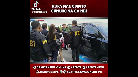 RUFA MAE QUINTO SUMUKO NA SA NBI