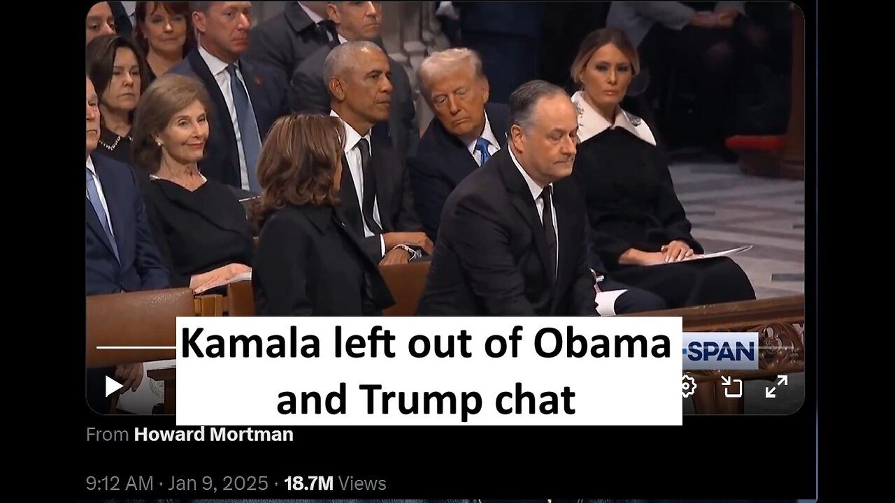 Kamala Jealous of Obama and Trump chatting