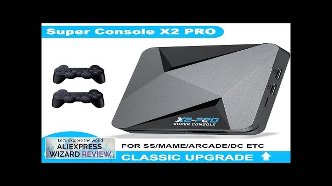 KINHANK Retro Video Game Console Super Console X2 Pro with 90000 Video Review