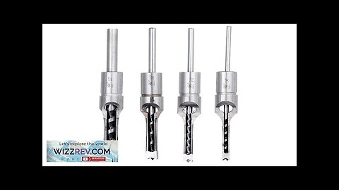 4PCS 6.35/7.94/9.5/12.7mm Woodworking Square Hole Drill Bit Mortising Chisel Review