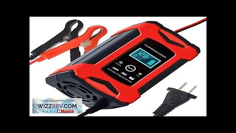 2024 Update 12V 6A Smart Car Battery Charger AC110-240V Electric Battery Charger Review