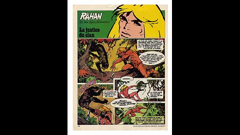 Rahan. Episode 159. By Roger Lecureux. The Justice of the Clan. A Puke(TM) Comic.