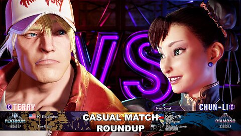 Kuya Kalbo SF6 Casual Match Roundup. Chun Li 4 star Diamond Rank [Hori Fight Stick]