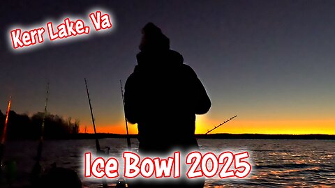 Fishing in our first catfish tournament Ice Bowl 2025