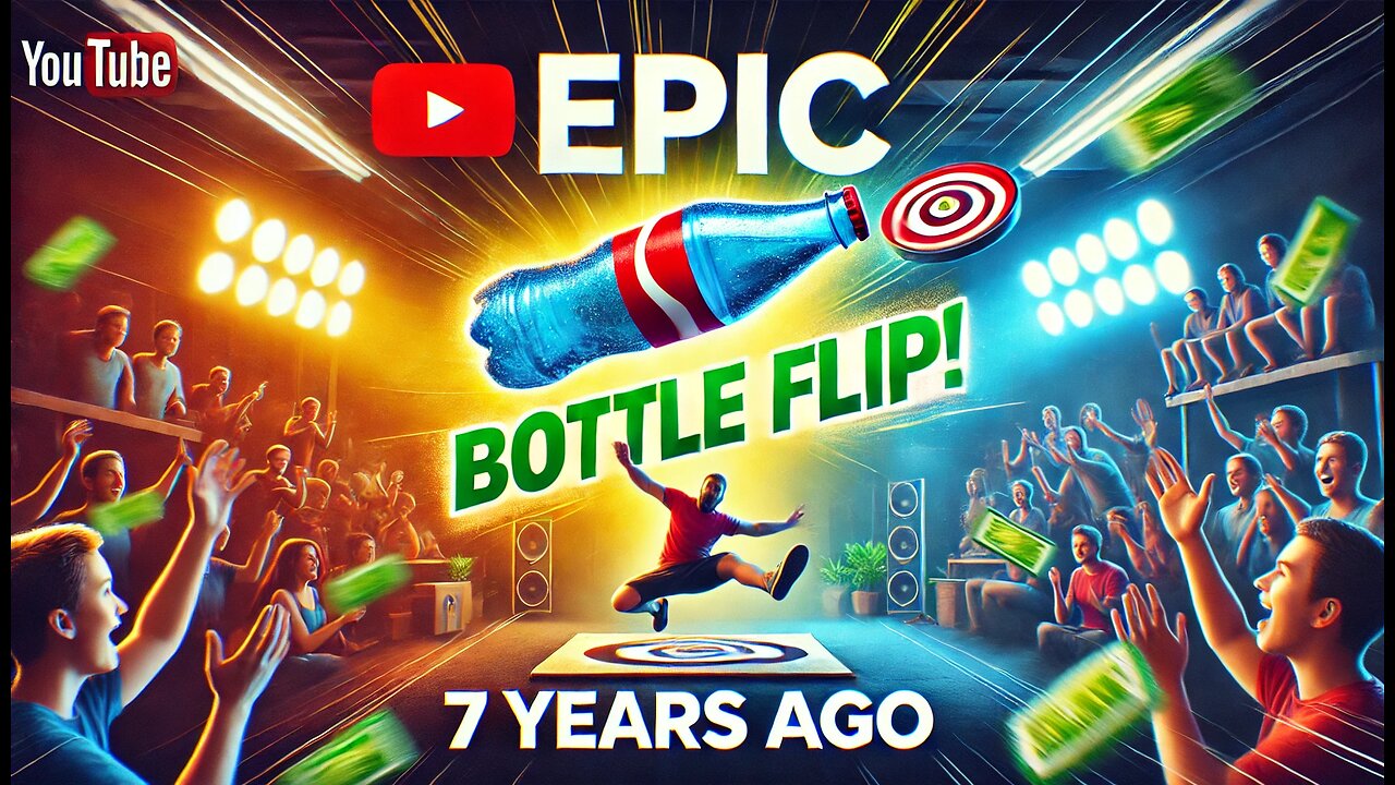 INSANE WATER BOTTLE FLIP 2 BY DUDE PERFECT FROM 7 YEARS AGO