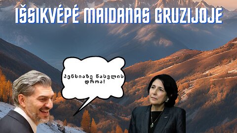 Išsikvėpė maidanas Gruzijoje