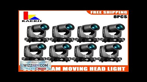 8Pcs Beam Light 380W Moving Head Beam Stage Professional DJ Lights Review