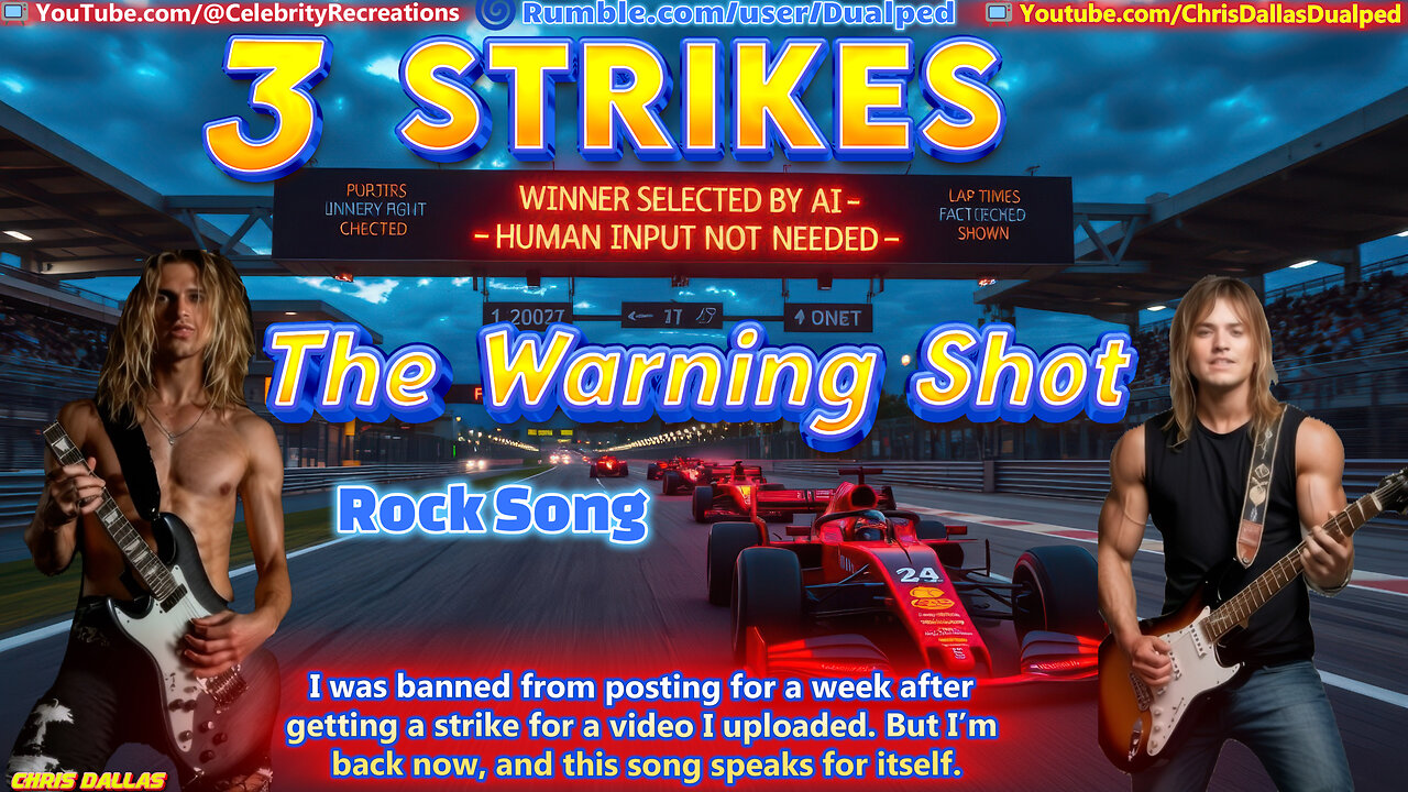 3 Strikes - The Warning Shot - After A Strike & A Week-long Ban, I’m Back! Let Me know Your Thoughts