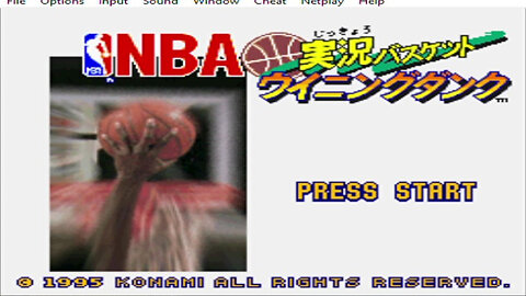 Snes game NBA Winning Dunk