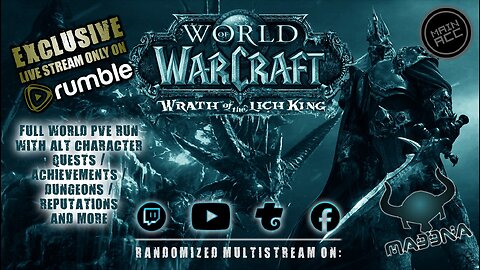 WoW Wrath Of The Lich King 01 ALTCHAR Hunter (test ms RUMBLE / YT)