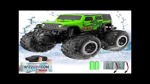 Amphibious Remote Control Car Toys for Boys 2.4GHz 1:16 All Terrain Off-Road Review