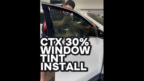 Passenger Door Tint Install