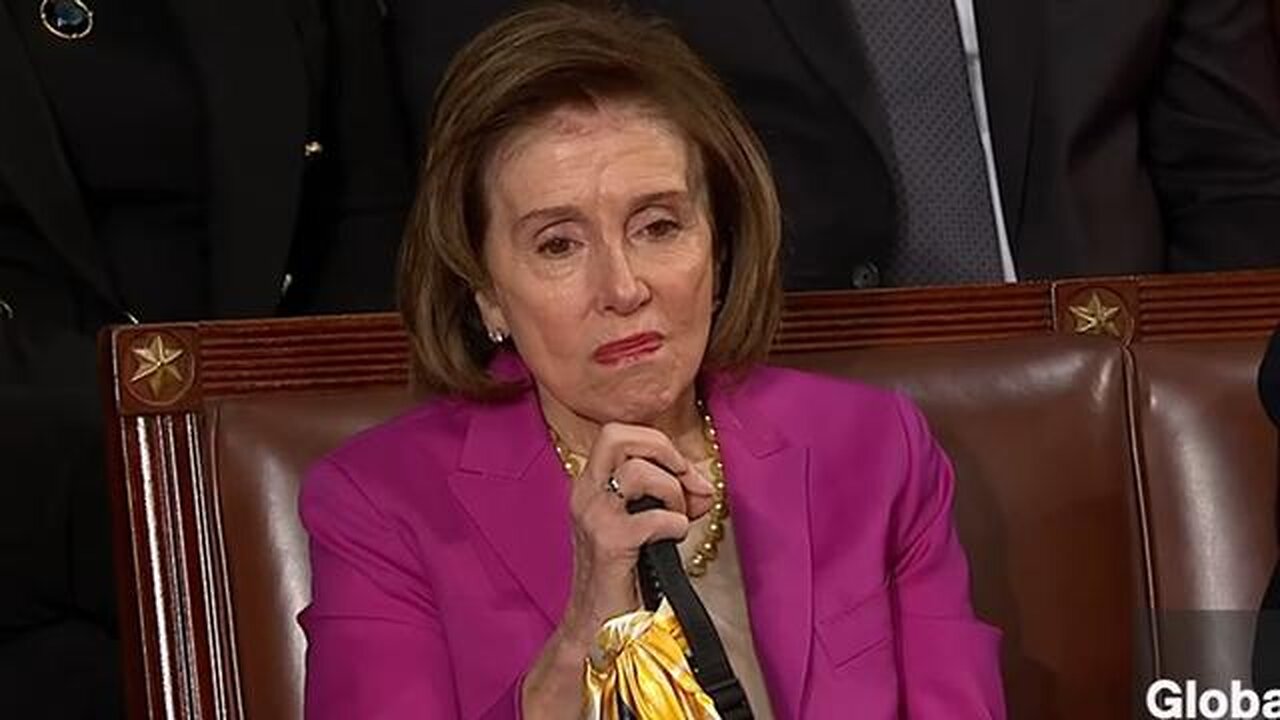 Nancy Pelosi caught HYPERVENTILATING TWICE during Trump's address to ...