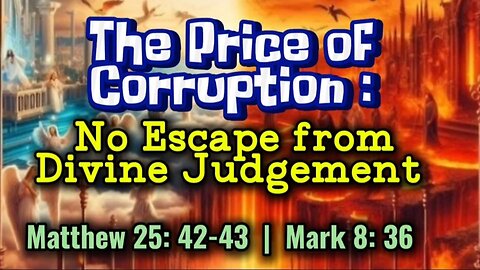 The Price Of Corruption: No Escape From Divine Judgement