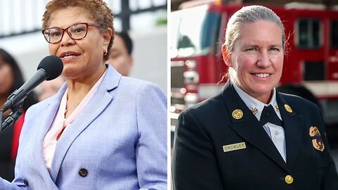 LA Mayor Bass Fired LAFD Fire Chief - Bass Scapegoating People As People Like Her Do, She Gotta GO!