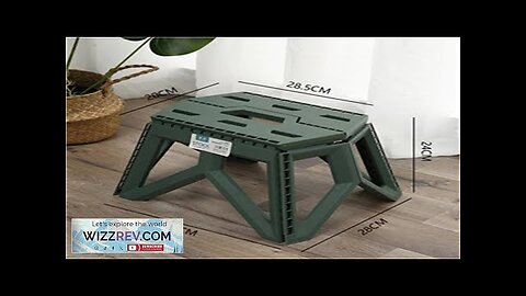 Outdoor Small Stool Portable Folding Stool High Load Bearing Durable Small Chair Review