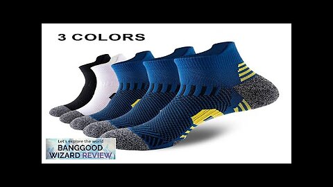 3 Pairs of Breathable Men's Sports Socks Outdoor Running Fitness Climbing Ankle Review