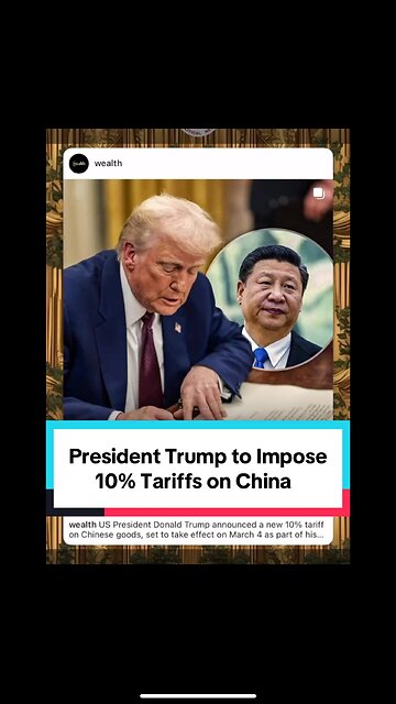 Trump assigns Tariffs for China