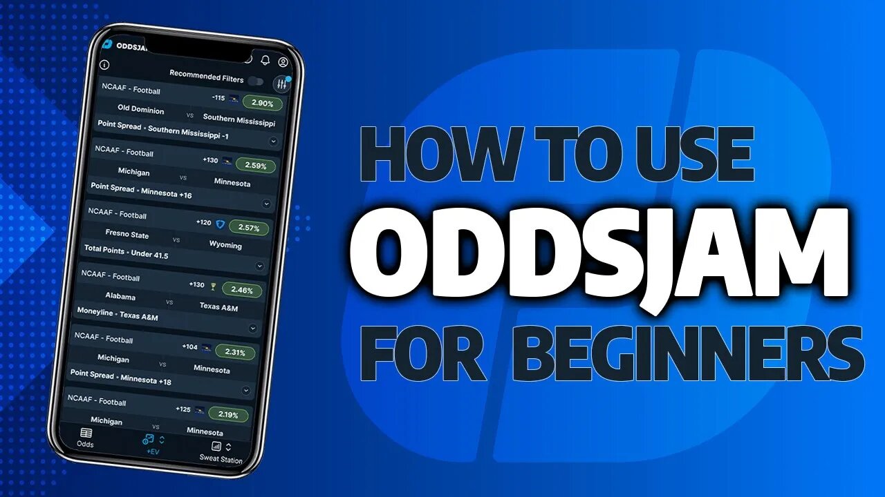 How to Use OddsJam: A Complete Sports Betting Tutorial for Beginners(Arbitrage, Positive EV, Middle)