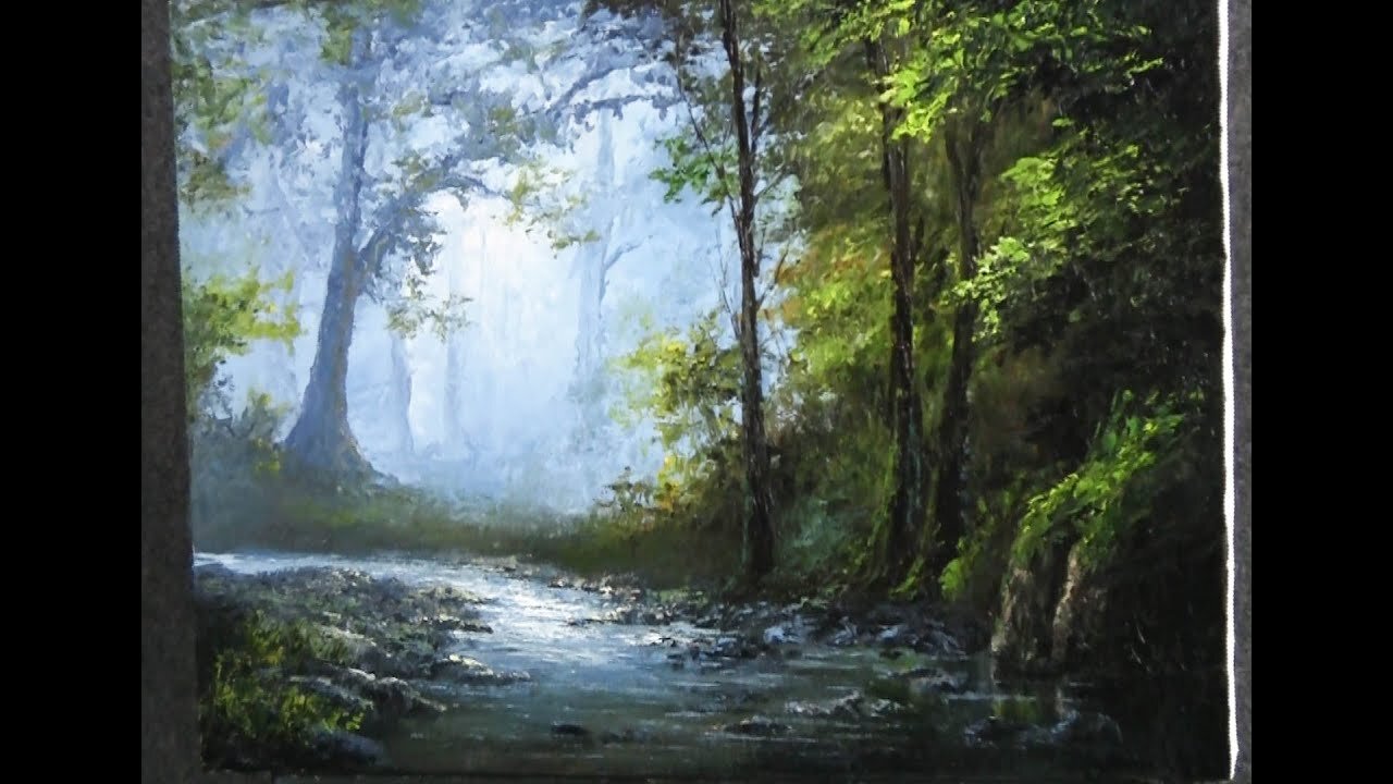 Paint with Kevin Hill - Palette Knife Only Landscape Painting