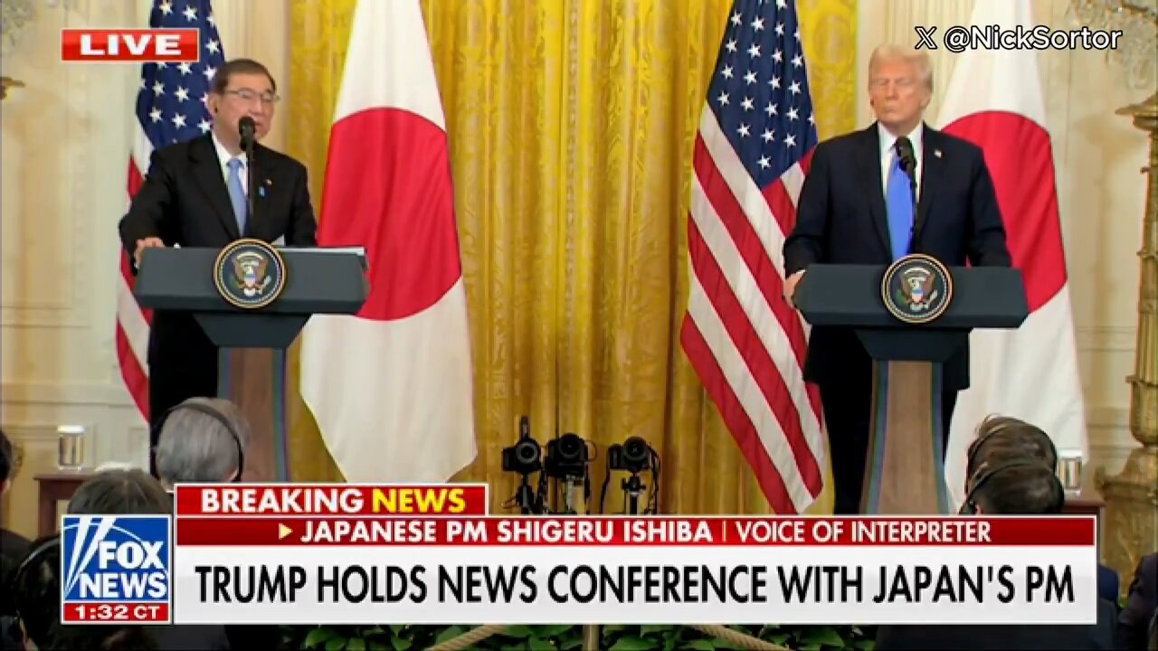 🚨BREAKING: Japan PM Ishiba declares plan to boost Japan’s investment in the U.S.