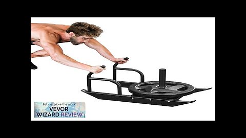 VEVOR Weight Training Pull Sled Fitness Strength Speed Training Sled with Handle Review