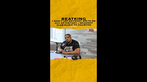 @clubgodzilla I won’t let anybody write me out of history. I brought club music to Houston