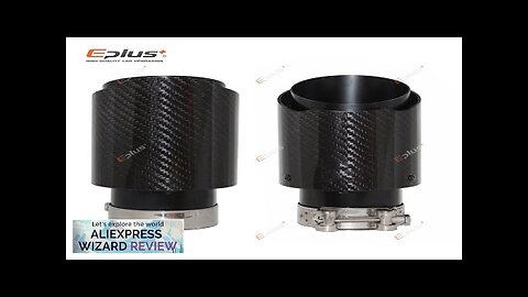 Universal Car Glossy Carbon Fiber Muffler Tip Exhaust System Pipe Mufflers Nozzle Review