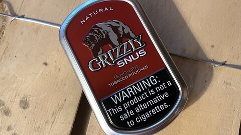 Grizzly Natural (US "Snus") Review