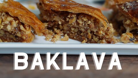 Let's make the most DELICIOUS BAKLAVA Recipe