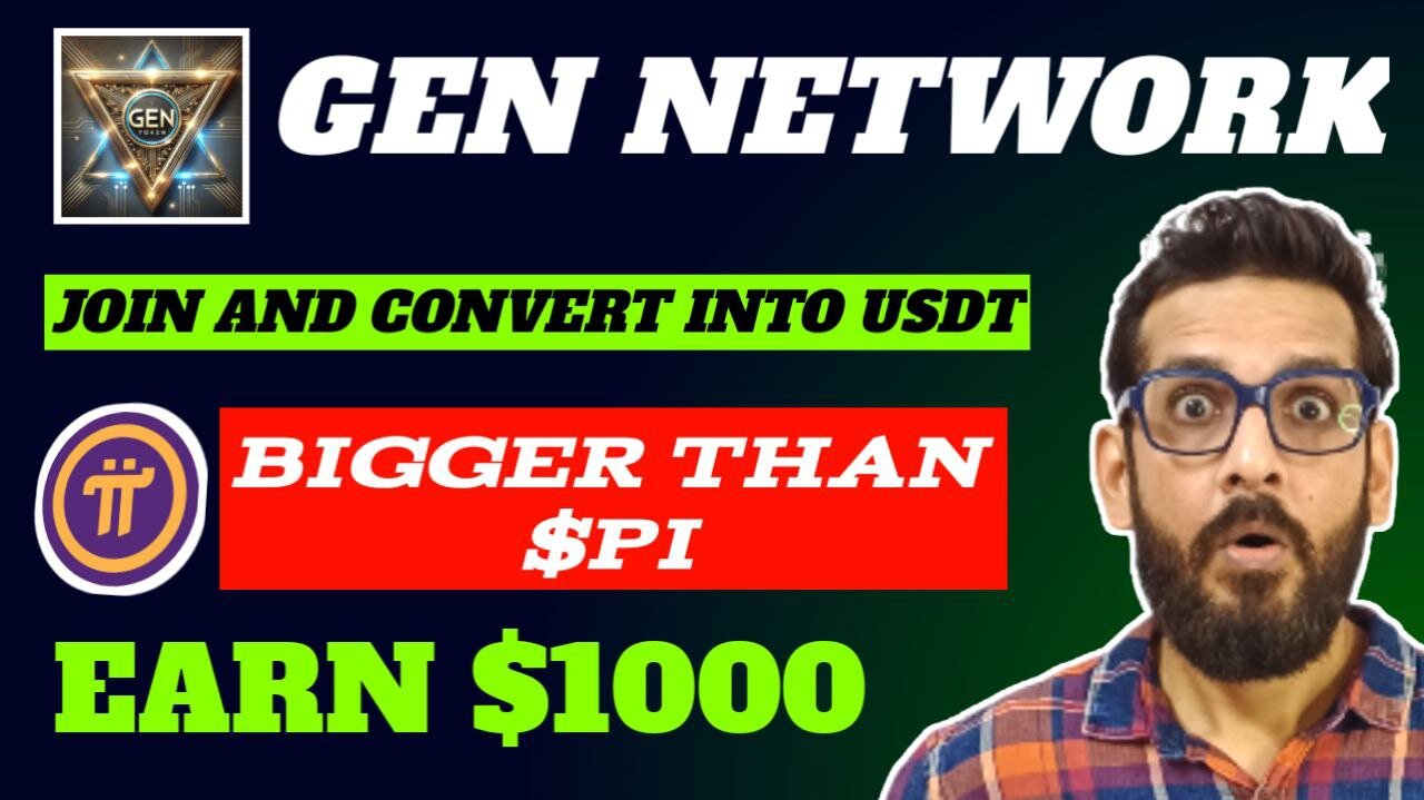 GEN NETWORK | JOIN AND CLAIM NOW | BIGGER THAN PI COINS | #picoin #airdrop #pinetwork