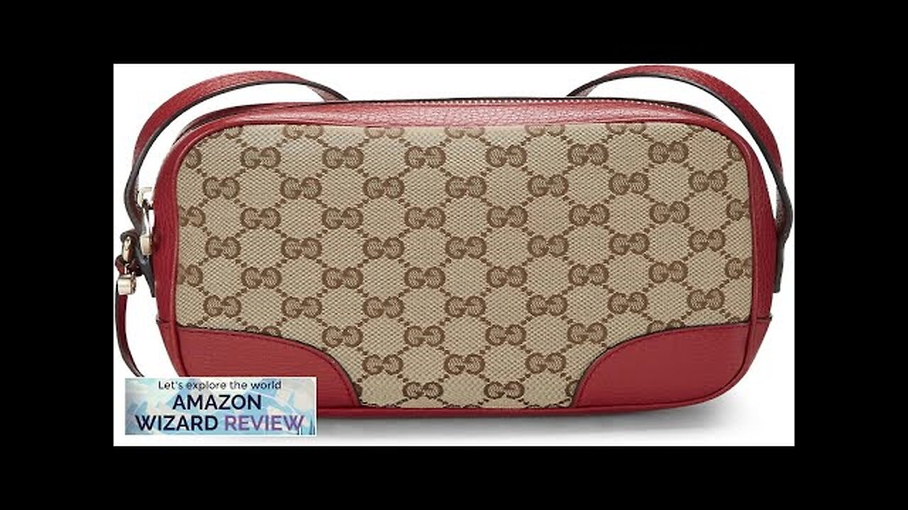 Gucci Pre-Loved Red Original GG Canvas Bree Crossbody RedFor the wearer who values style Review