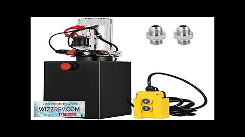 VEVOR Hydraulic Pump Double Acting Hydraulic Power Unit 12V DC Dump Trailer Review