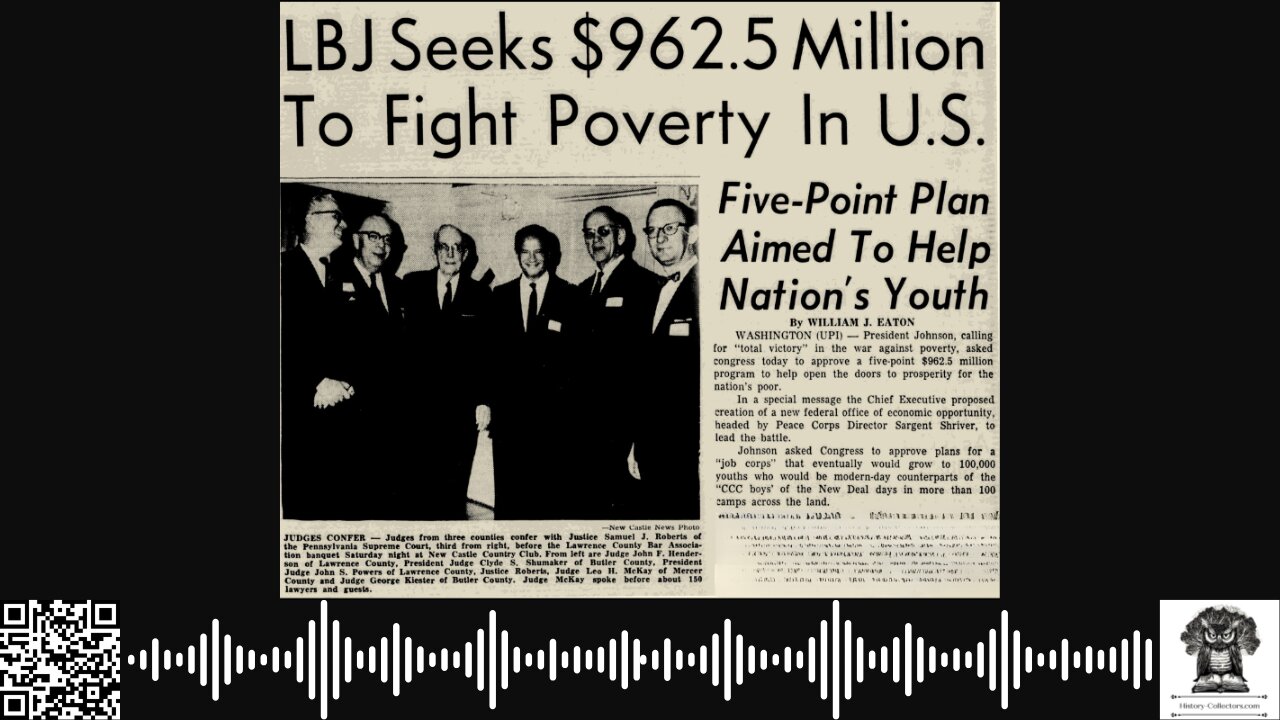 #OnThisDate January 8, 1964: War On Poverty