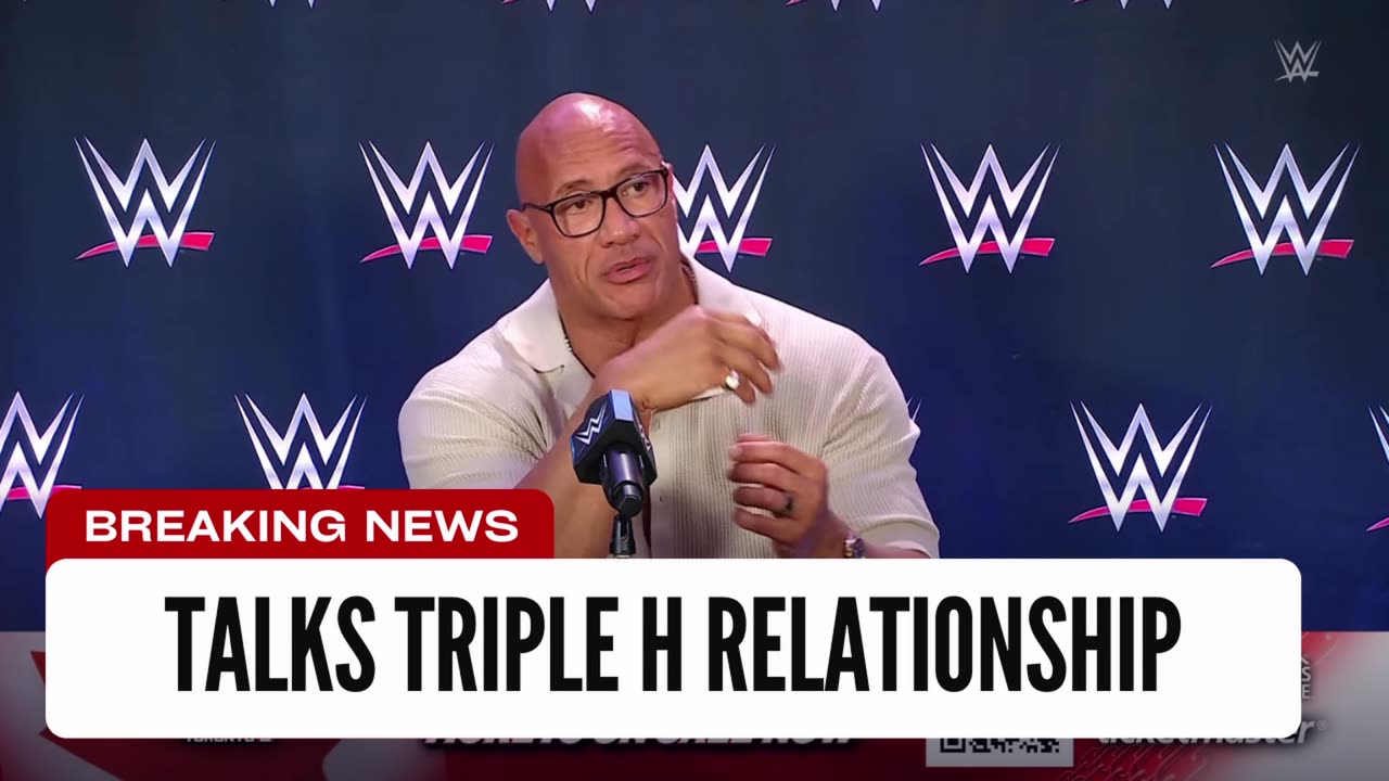 Rock Talks Relationship With Triple H