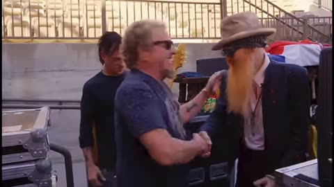 Sammy Hagar Talks With Billy Gibbons Of ZZ Top 2 Legends Sing Together